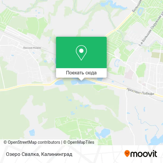 Карта Озеро Свалка