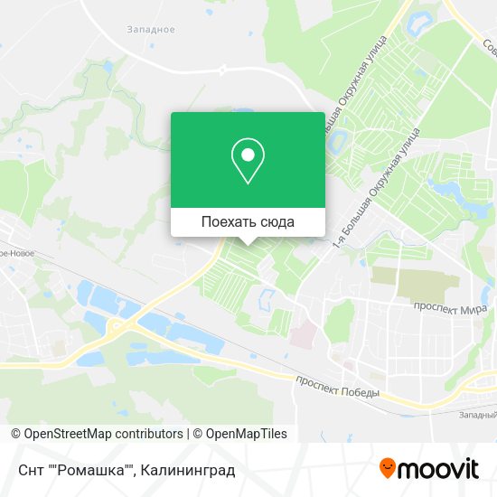 Карта Снт ""Ромашка""