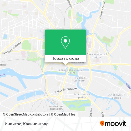 Карта Инвитро