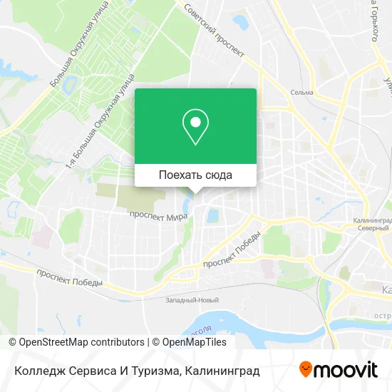 Карта Колледж Сервиса И Туризма