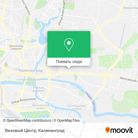 Карта Визовый Центр