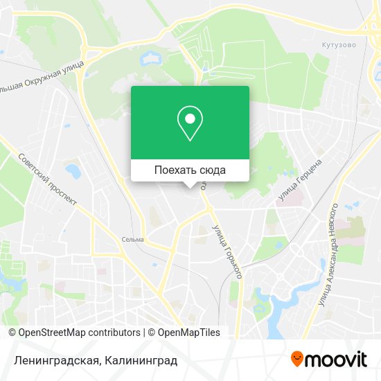 Карта Ленинградская