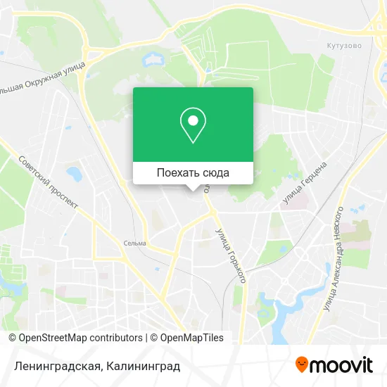 Карта Ленинградская