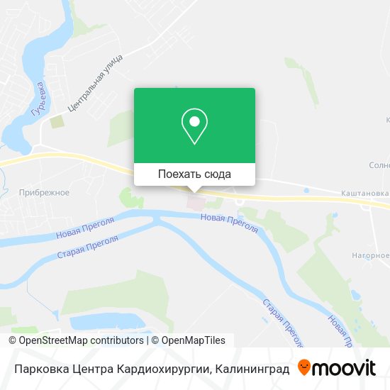 Карта Парковка Центра Кардиохирургии