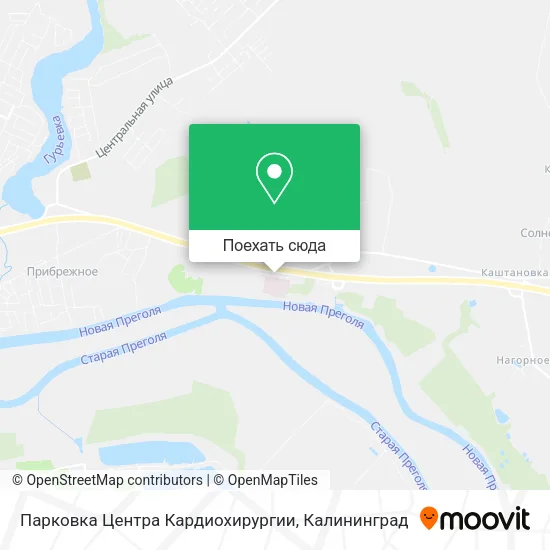 Карта Парковка Центра Кардиохирургии