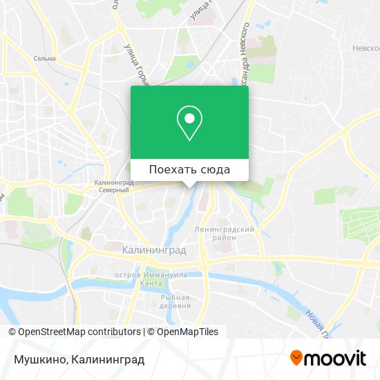 Карта Мушкино