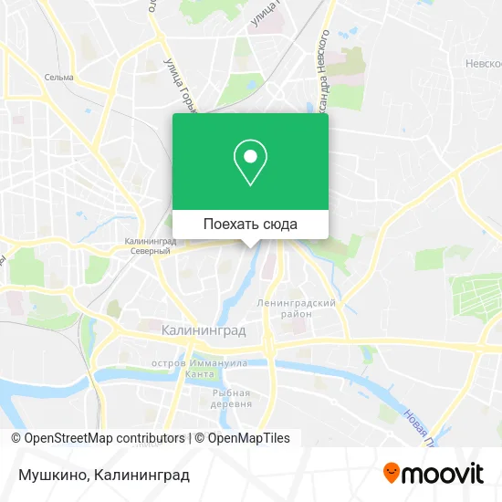 Карта Мушкино