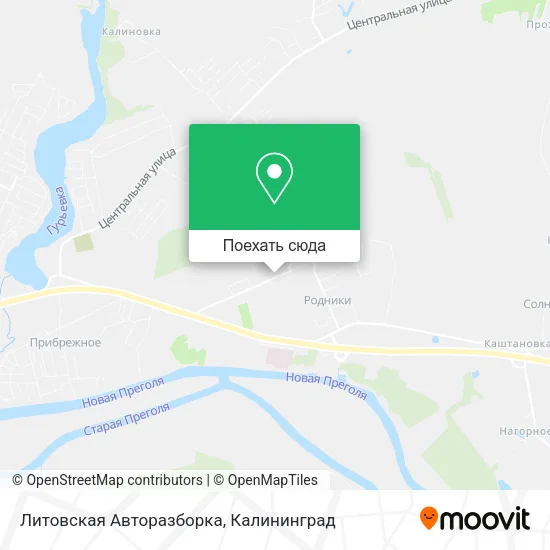 Карта Литовская Авторазборка