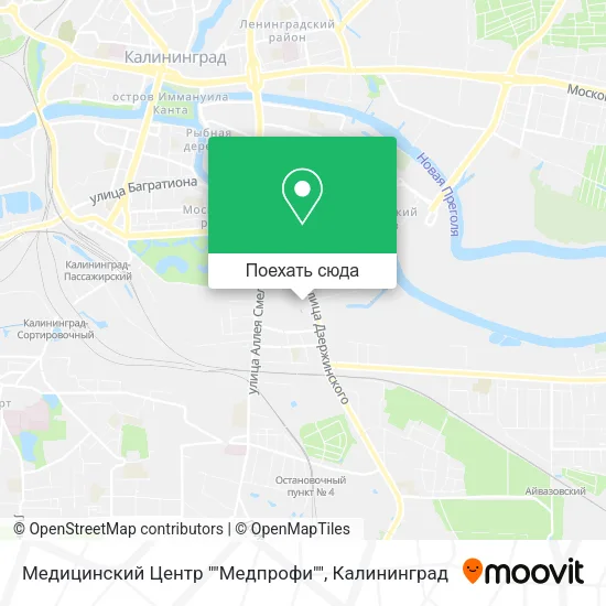 Карта Медицинский Центр ""Медпрофи""