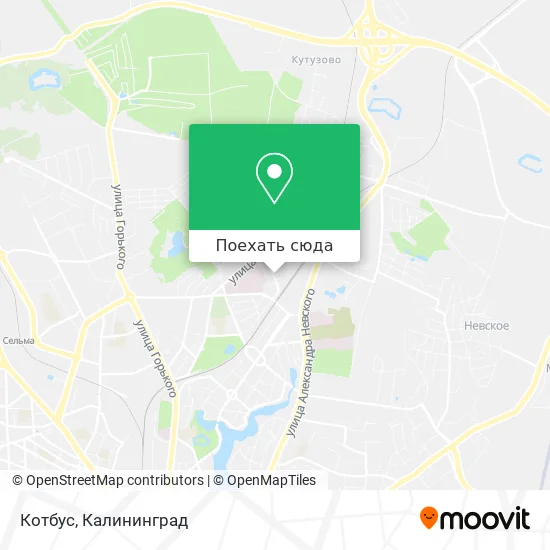 Карта Котбус