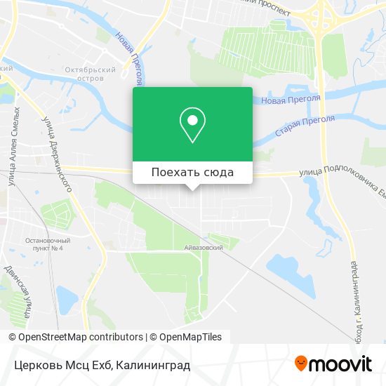 Карта Церковь Мсц Ехб