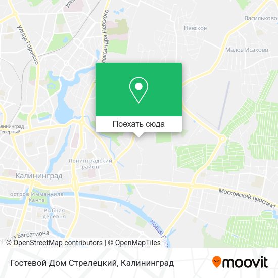 Карта Гостевой Дом Стрелецкий