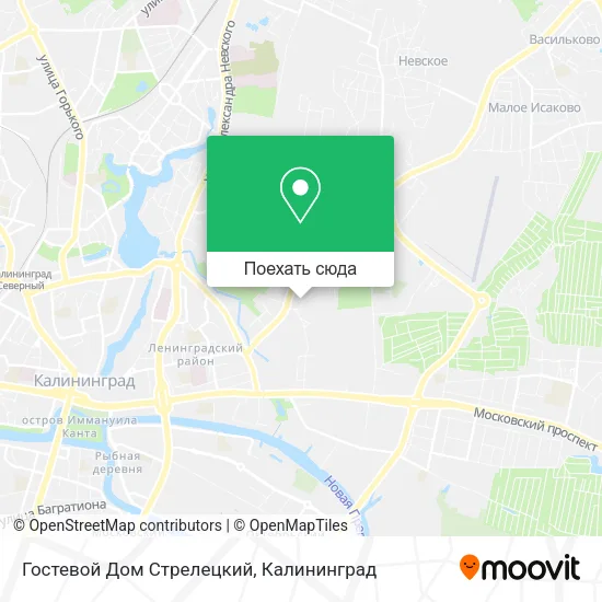 Карта Гостевой Дом Стрелецкий