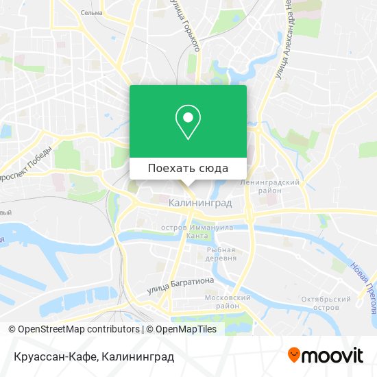 Карта Круассан-Кафе