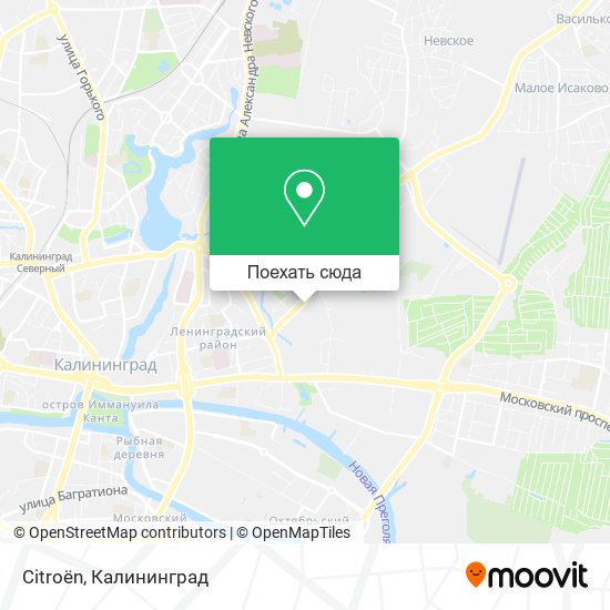 Карта Citroën