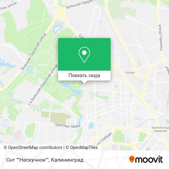 Карта Снт ""Нескучное""