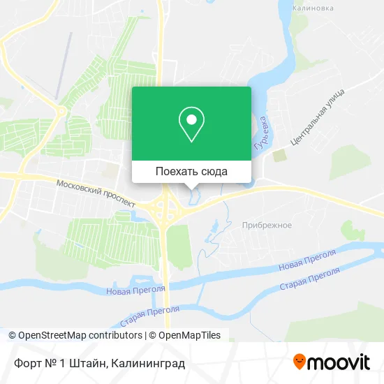 Карта Форт № 1 Штайн