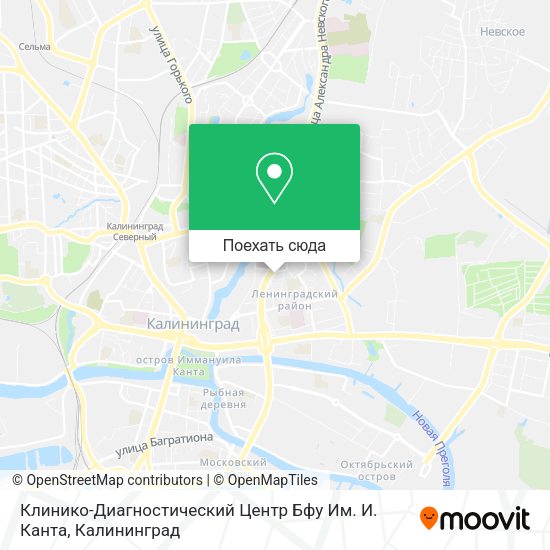 Карта Клинико-Диагностический Центр Бфу Им. И. Канта