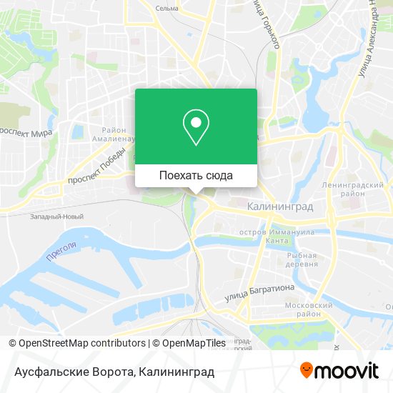 Карта Аусфальские Ворота