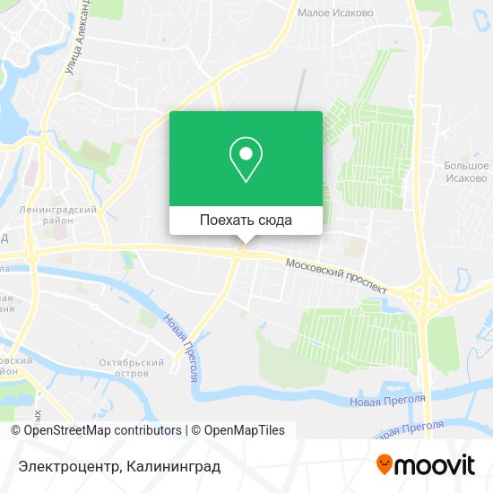 Карта Электроцентр