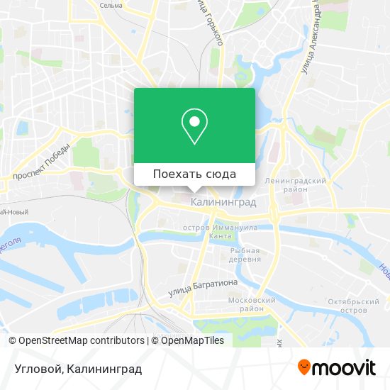 Карта Угловой