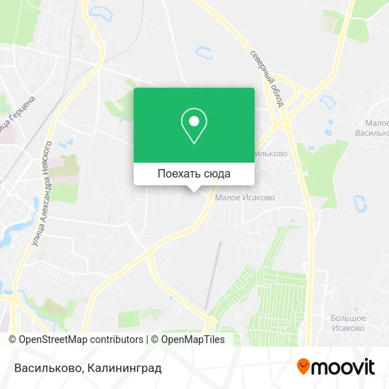 Карта Васильково