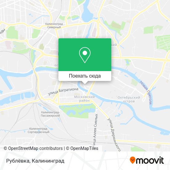 Карта Рублёвка
