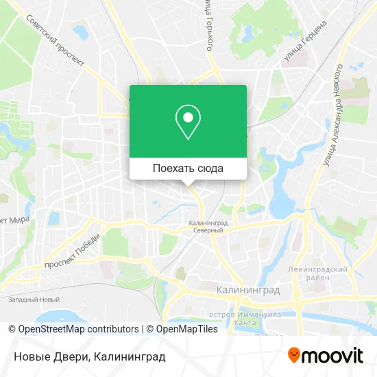 Карта Новые Двери