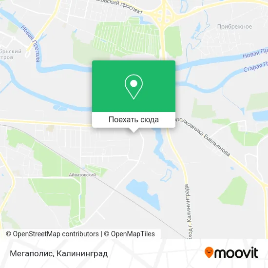 Карта Мегаполис
