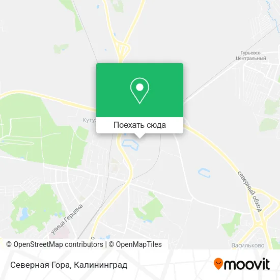 Карта Северная Гора