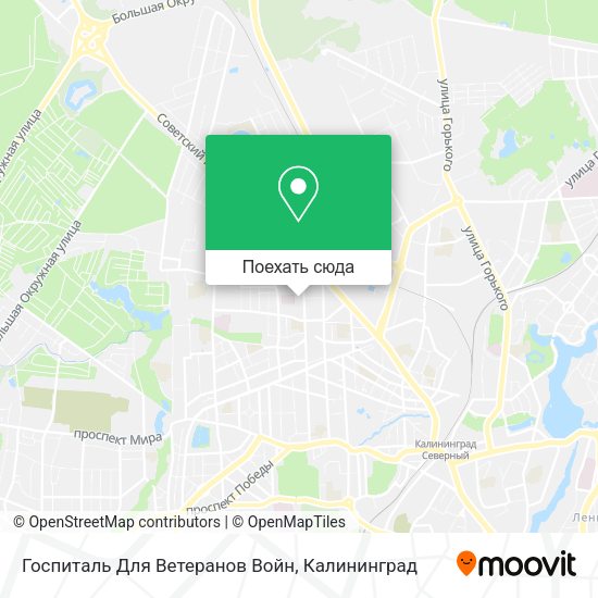 Карта Госпиталь Для Ветеранов Войн