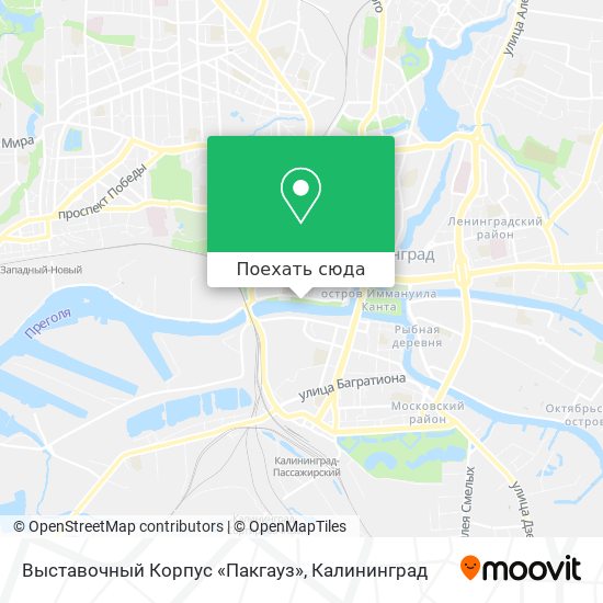 Карта Выставочный Корпус «Пакгауз»