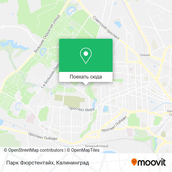 Карта Парк Фюрстентайх