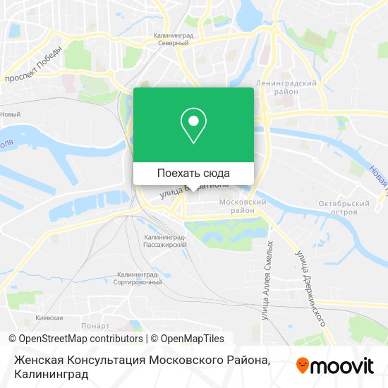 Карта Женская Консультация Московского Района