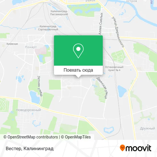 Карта Вестер
