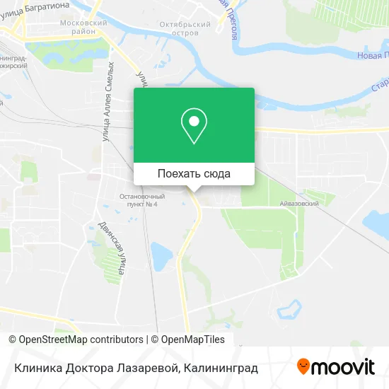 Карта Клиника Доктора Лазаревой