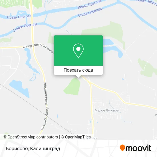 Карта Борисово