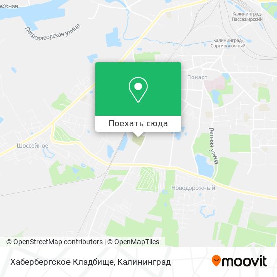 Карта Хабербергское Кладбище