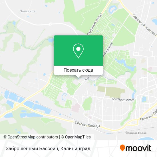 Карта Заброшенный Бассейн