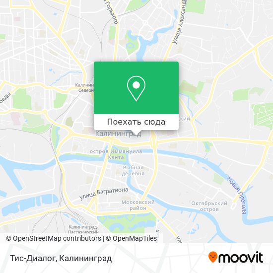 Карта Тис-Диалог