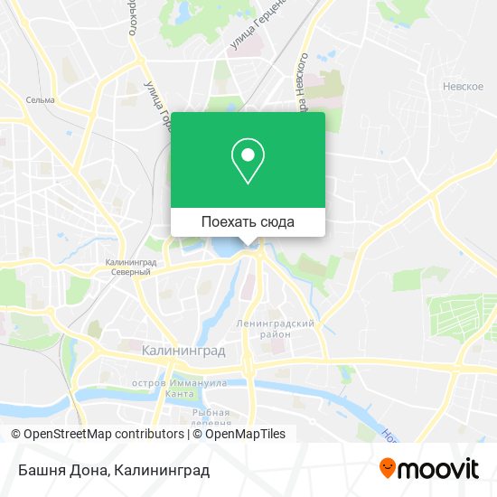 Карта Башня Дона