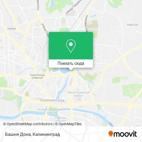 Карта Башня Дона