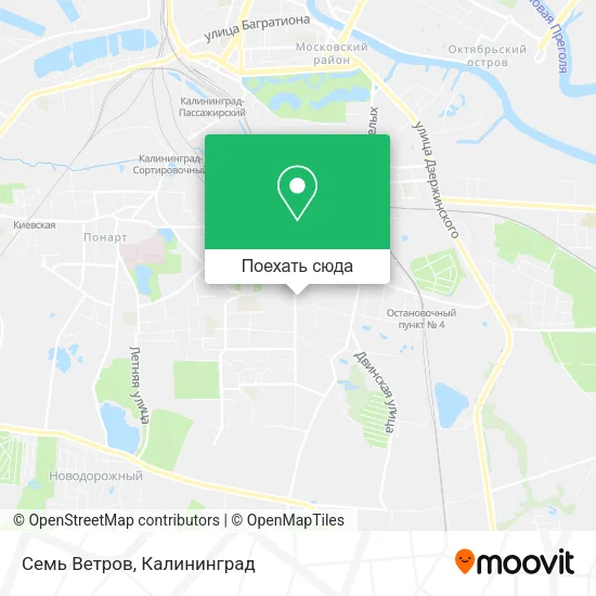 Карта Семь Ветров