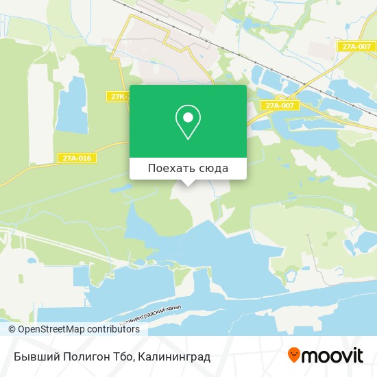 Карта Бывший Полигон Тбо