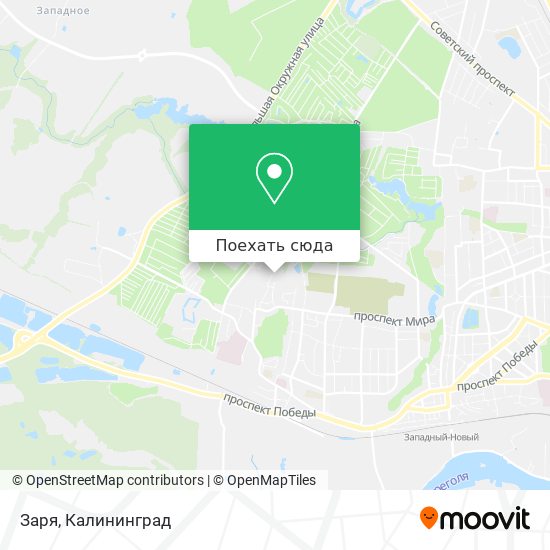 Карта Заря