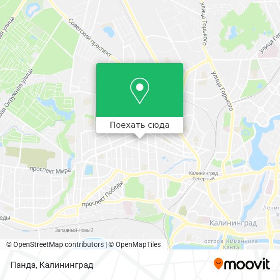Карта Панда