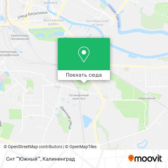 Карта Снт ""Южный""