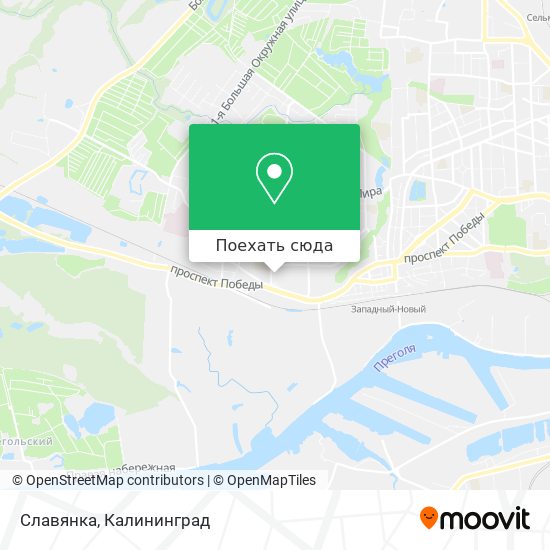 Карта Славянка