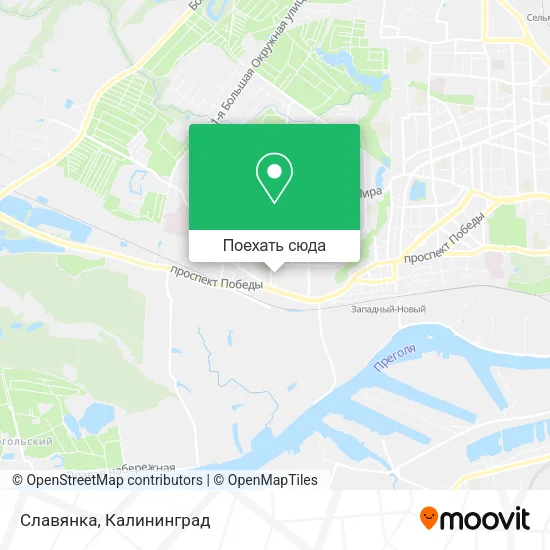 Карта Славянка
