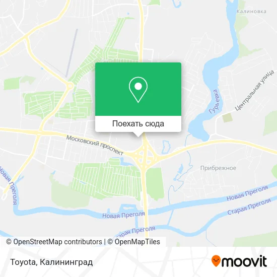 Карта Toyota
